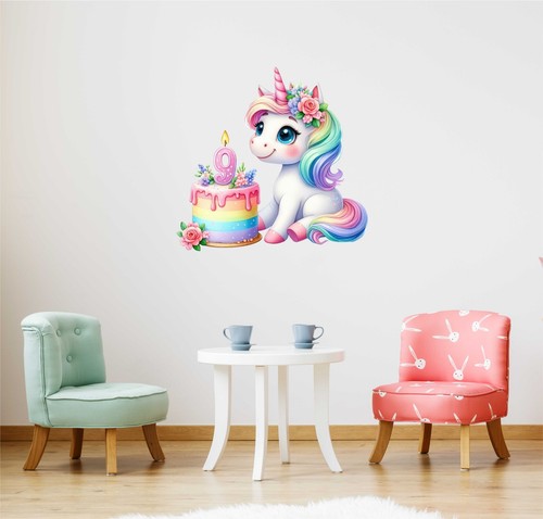 9th birthday unicorn - 9th,