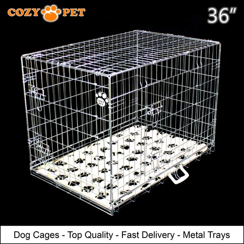 Dog cage inch silver - 36,